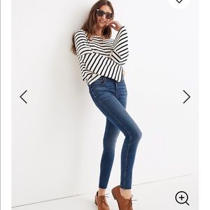 Madewell 9” high rise skinny jean